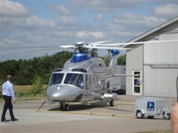 AW139 Bel AIR heliport